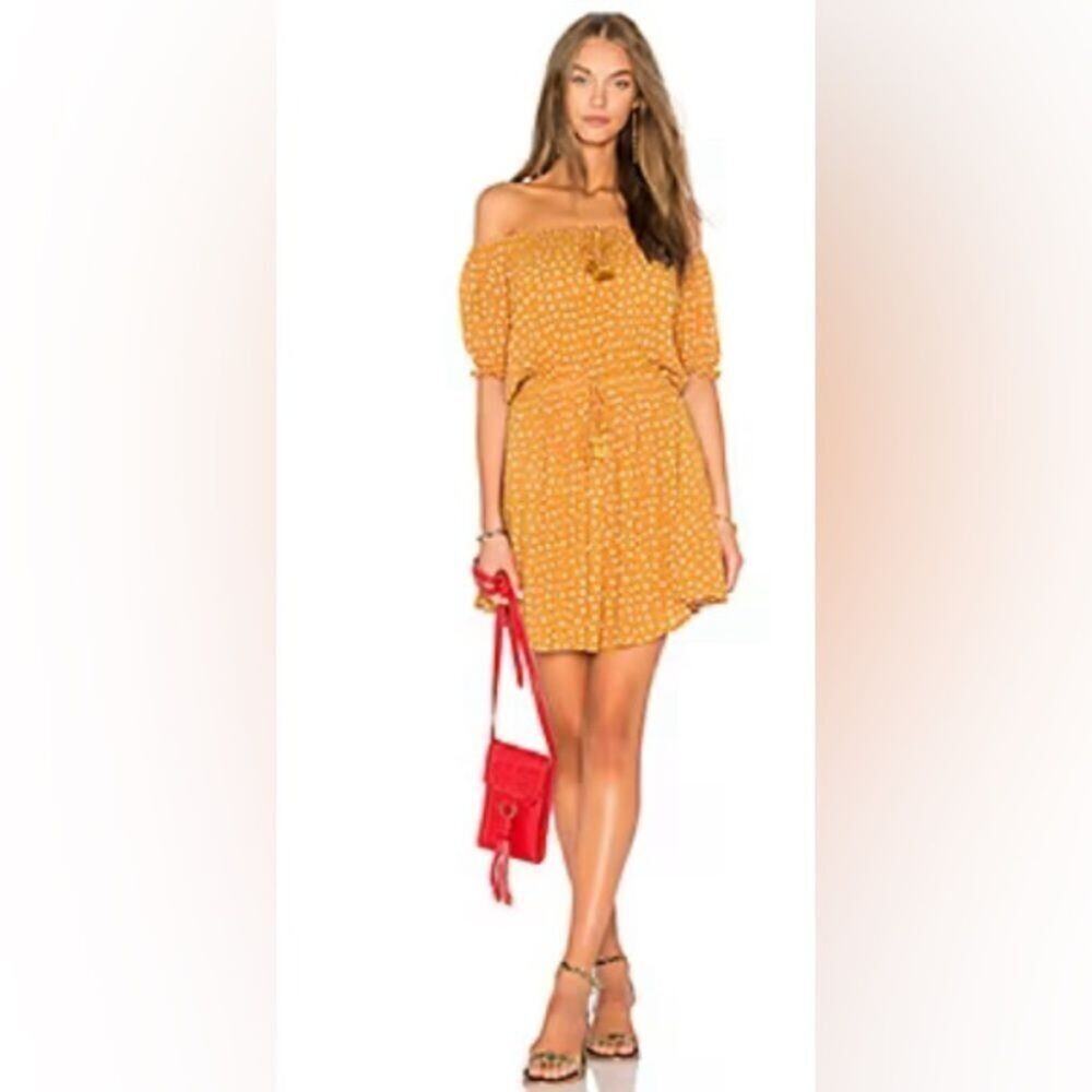 FAITHFULL THE‎ BRAND REVOLVE JARDIM PRINTED SCOOP NECK DRESS SIZE 4